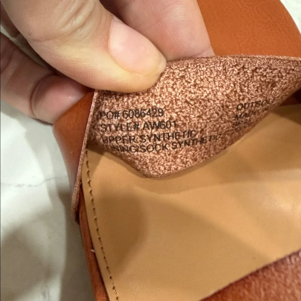 JCrew  Tan Leather Double-Strap Sandals size 9 - Picture 6 of 6